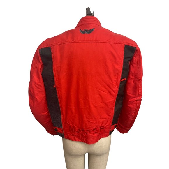 MotoGP Red Jacket With Zipper & Button Front Closure Unisex Large Polyester Bike - Picture 13 of 16